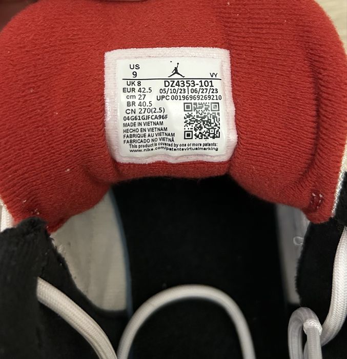 Продам Nike Jordan Max Aura 5 (white) размер 42,5.