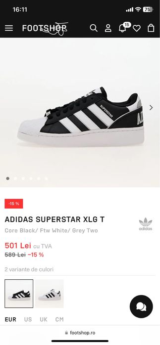Adidas Superstar XLG T marimea 44