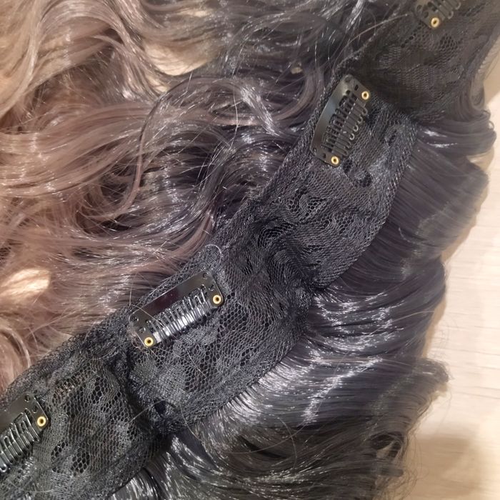 Волосы накладные искусственные новые