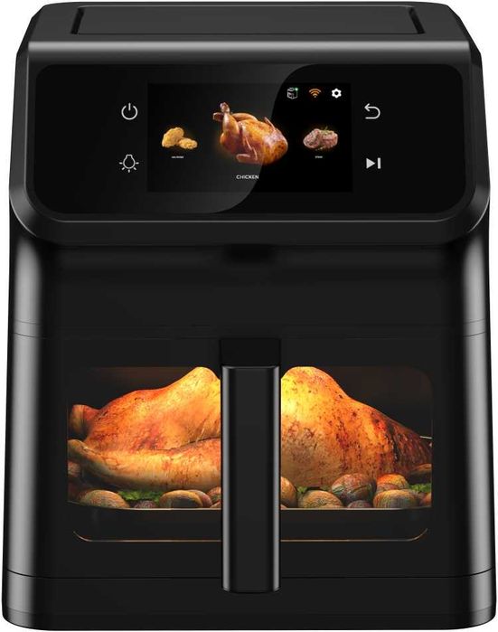 Аэрогриль Hofmann Smart Air Fryer SAF1812TSBK/HF с годовой гарантией