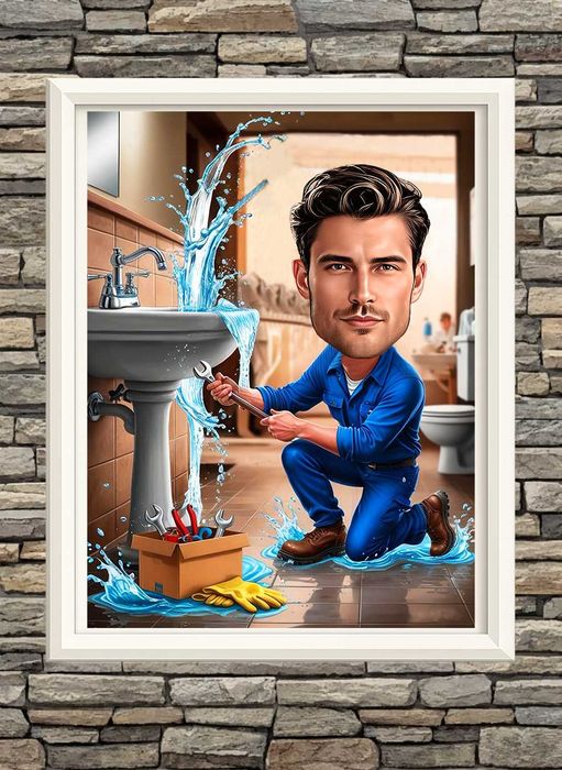 Карикатура по снимка за рожден ден, годишнина или друг повод