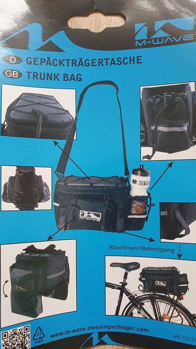 Geanta extensibila pentru portbagaj bicicleta