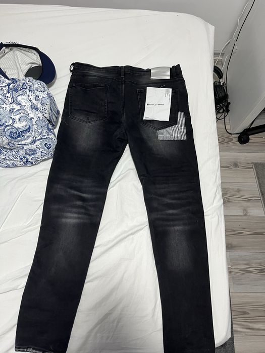 PURPLE!! Blugi Purple Negrii