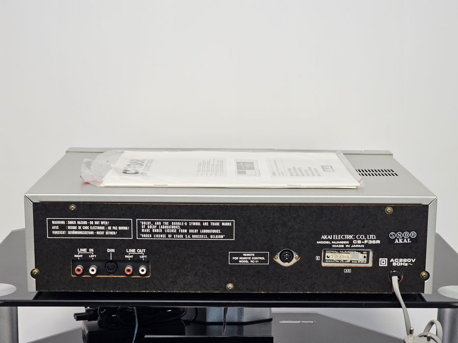 Casetofon Deck Akai CS-F36R auto reverse, 3-head Made in Japan