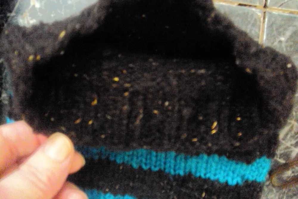 Шерстяные носки высокие.