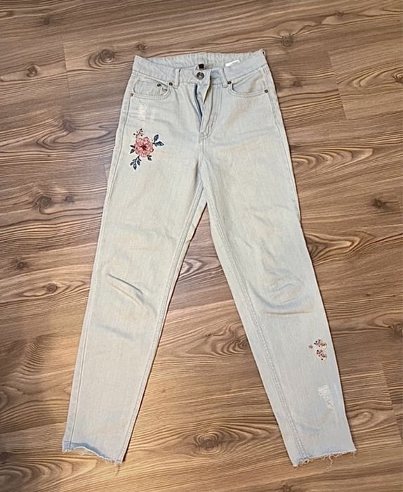 Pantaloni cu talie inalta H&M