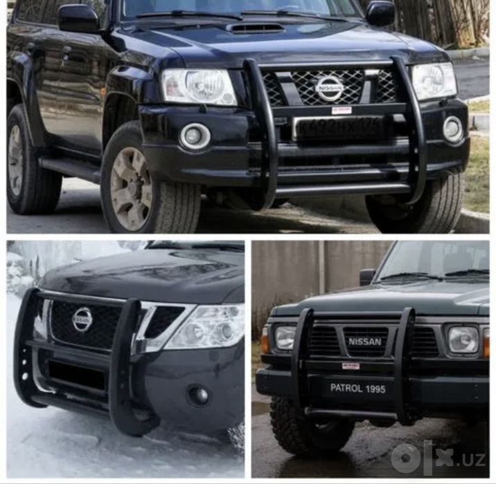 Защита бампера Nissan Patrol Y60 61 62 Titan