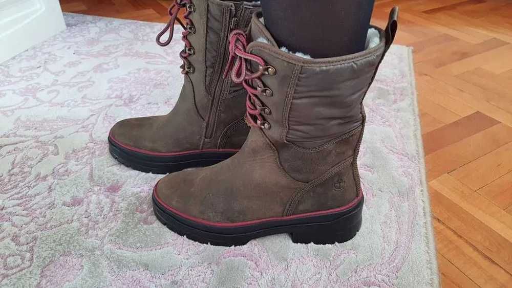 Cizme piele TIMBERLAND Malynn Faux fur lined Waterproof marimea 41