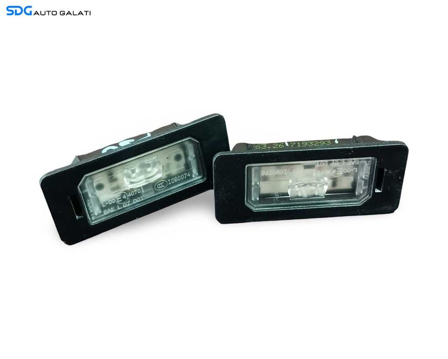 Lampa Lampi Iluminare Numar Inmatriculare BMW X6 E71 E72 2007 - 2014 Cod 6326-7193293, 7193293 [LR6362]