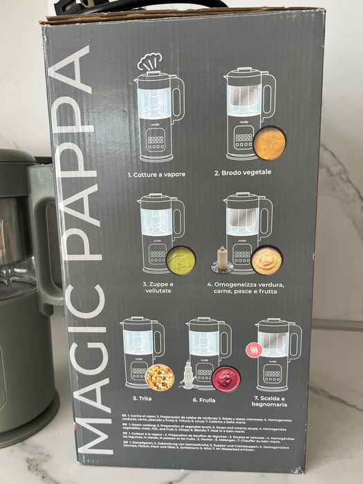 Nuvita уред за приготвяне на храна 7 в 1 Magic Pappa