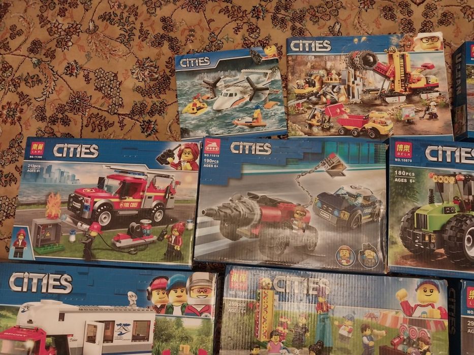 15 наборов лего аналог, цена за всё