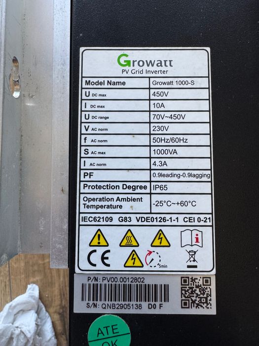 Growwatt инвертор