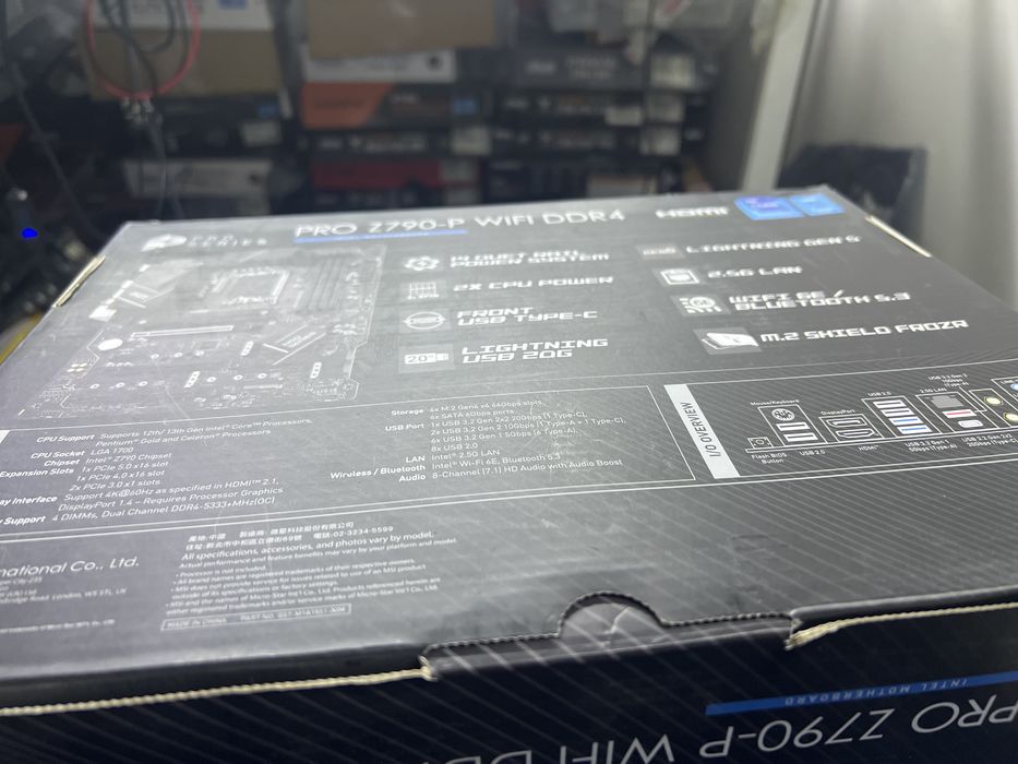 msi z790 pro wifi ddr4