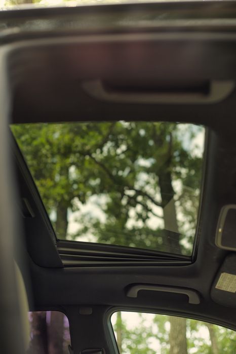 Plafon negru cu trapa Mercedes S W221 LONG ornament stalp perdeluta