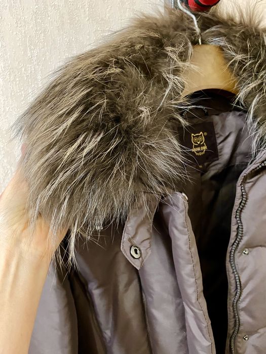 Женский пуховик , куртка . Коричневого цвета