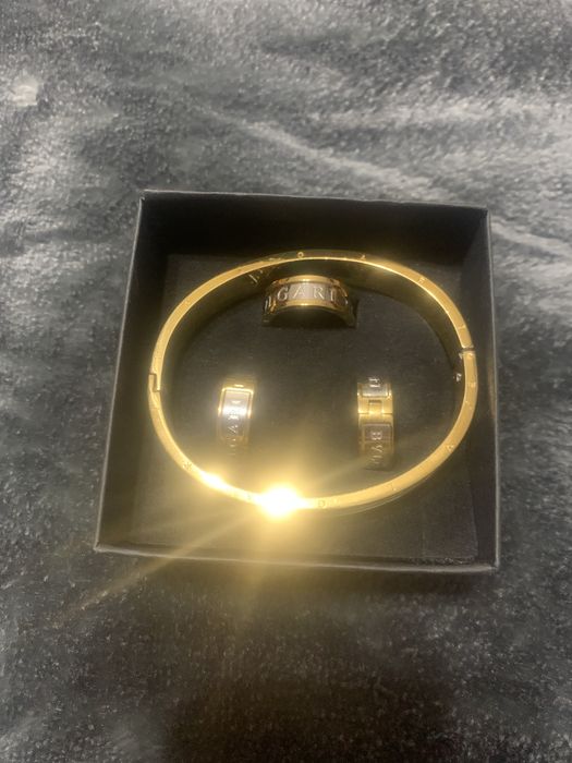 Набор Булгари браслет серьги кольцо