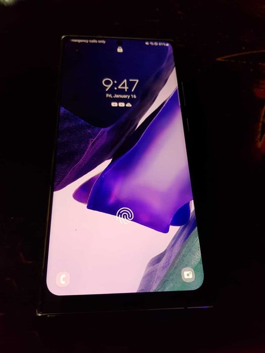 Display AmoLED Samsung Note 20 Ultra + rama