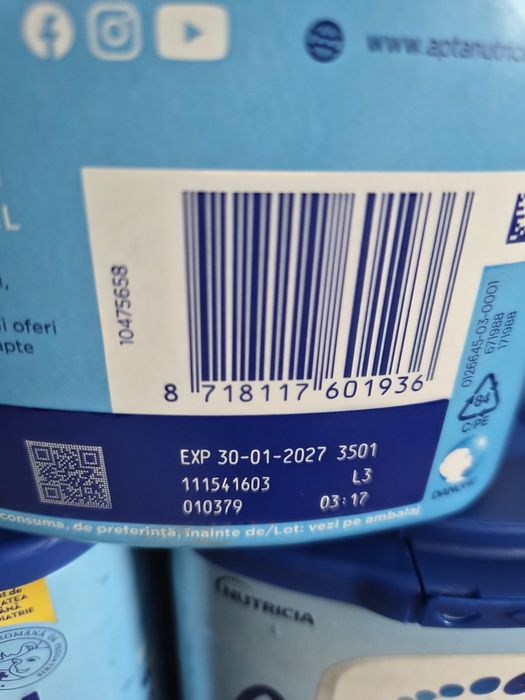 Vand 3 buc Aptamil 3+