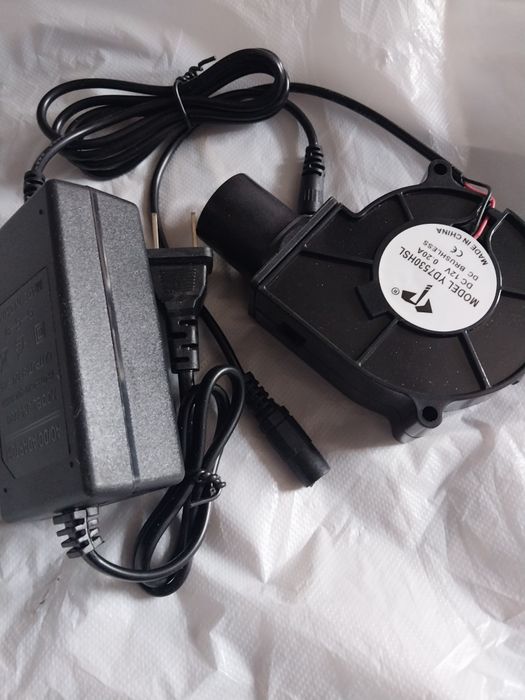 Продам винтелятор на 12в,новый,с регулятором подачи воздуха