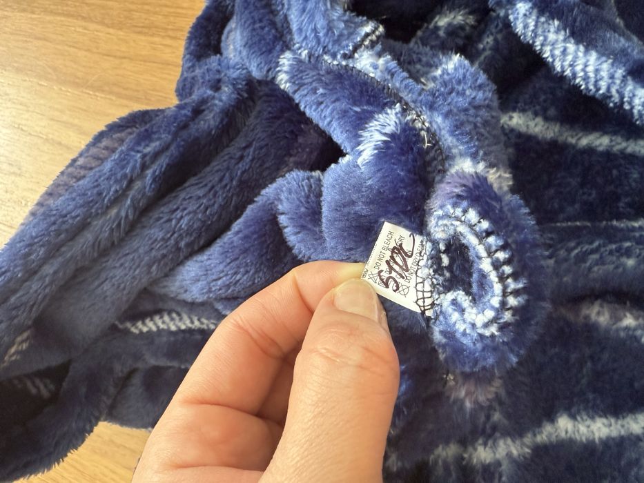 Теплый детский халат