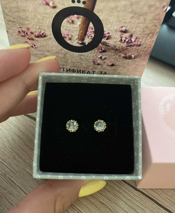 Pandora Обеци rose gold