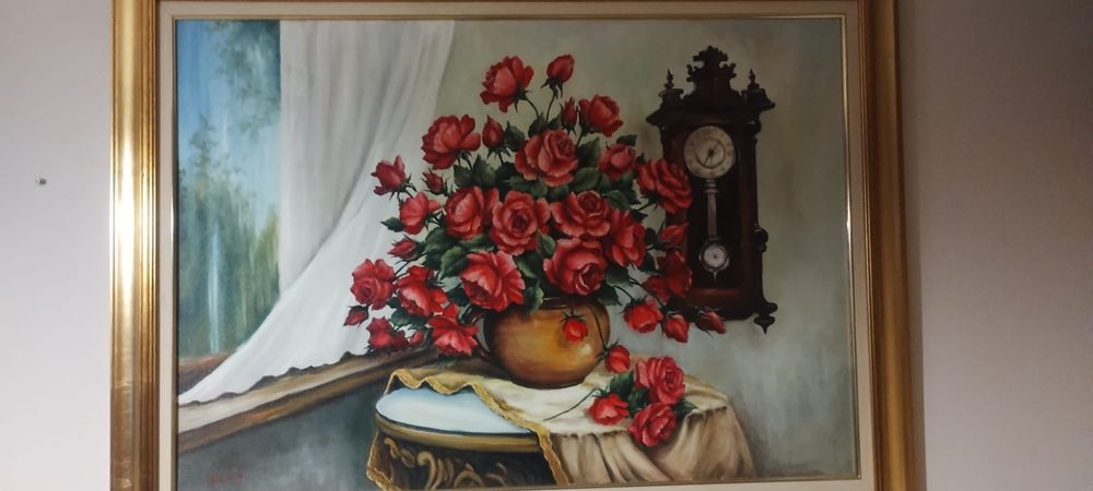 Tablou pictura in ulei semnat 115/85