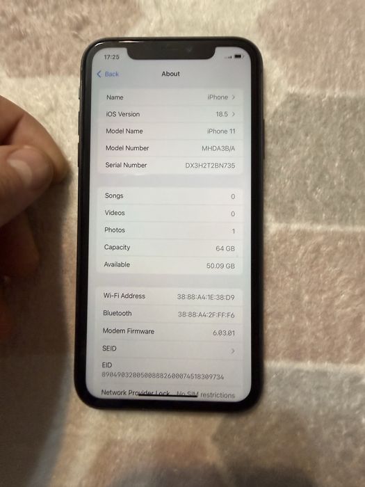 Iphone 11 64 gb black