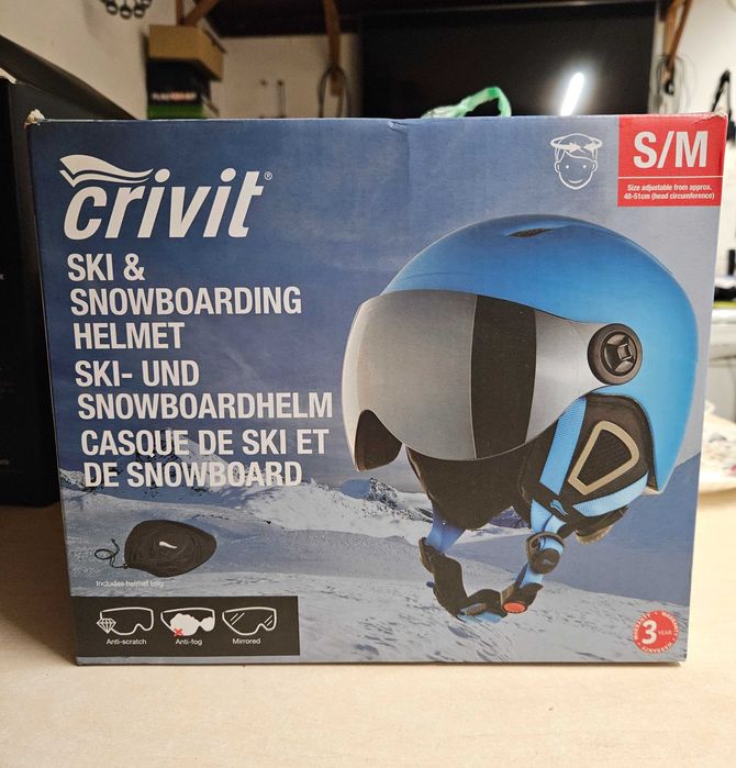Casca ski/sky/schi noua cu viziera de copii