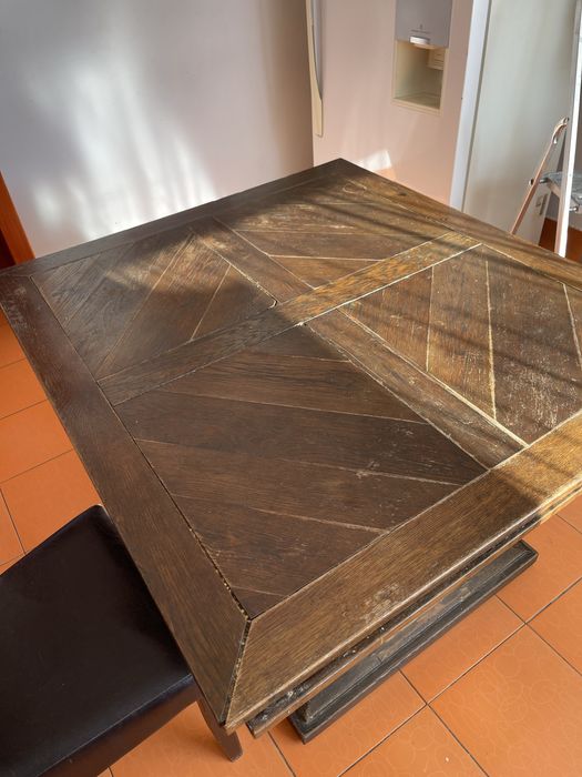 Masa patrata lemn masiv