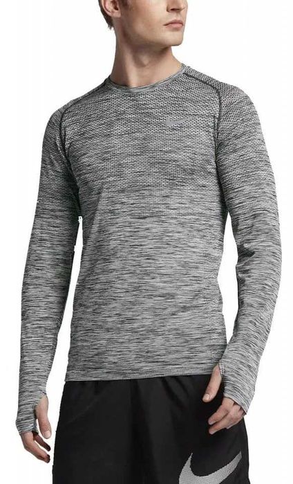 Найк Nike Dri Fit Knit Running мъжка блуза фланела размер М