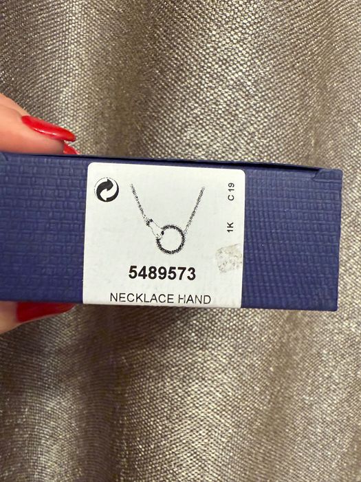 Колие Swarovski розово злато