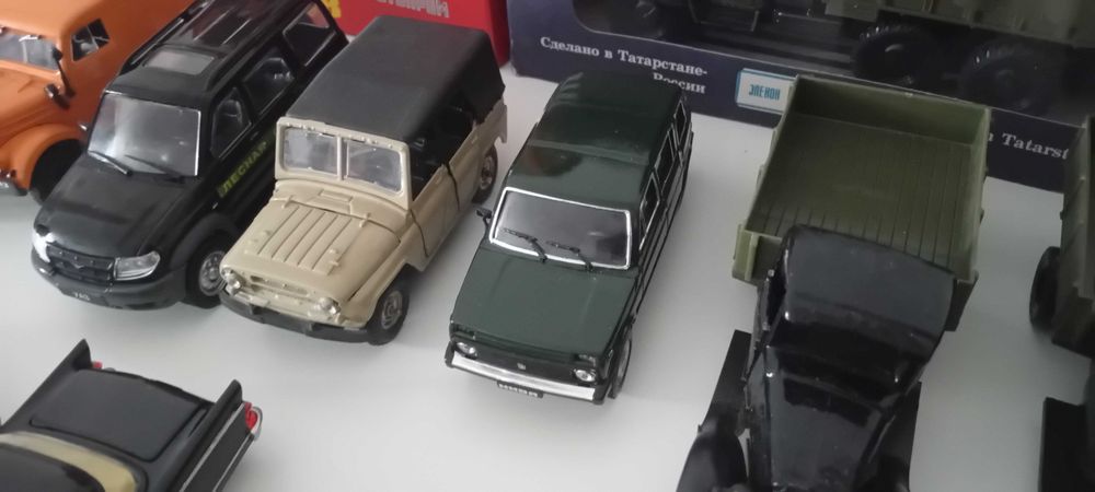USSR, CCCP, СССР, 1:43 Moskvich, Chaika, Mercedes, Lada, ZIL 131