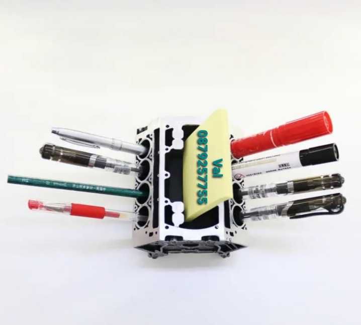 Визитник на V-образен двигател и за химикалки