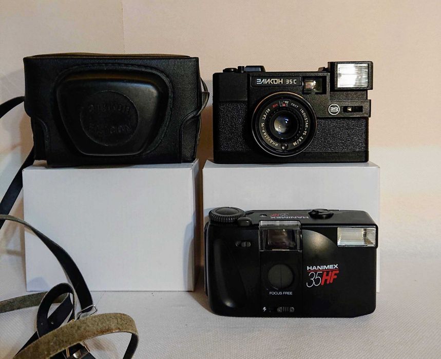 Aparat foto film 35 mm / point and shoot / zoom / stare f. buna* / bonus inca un aparat / Ricoh / Voigtlander / Konica / Porst / Elikon