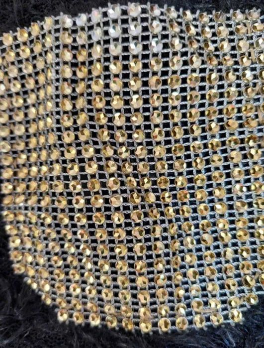 Pulover subțire trendy  pufos cu pietricele