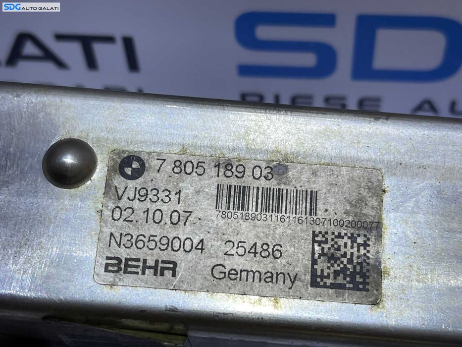 Racitor Gaze EGR BMW Seria 3 E90 E91 318 2.0 D N47 2004 - 2011 Cod 7805189 780518903 [AV1281]