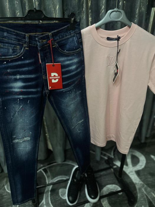 Blugi dsq si tricouri