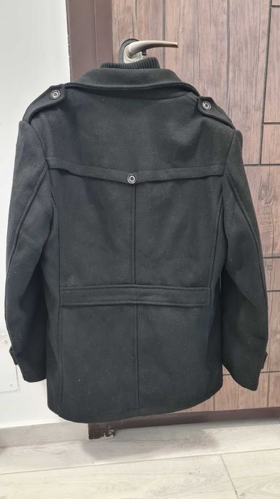 Ново черно мъжко палто / яке, размер М