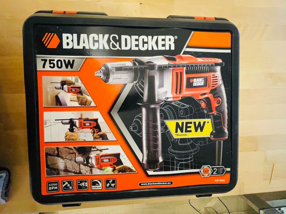 Masina de gaurit Black & Decker KR705, noua, nefolosita.
