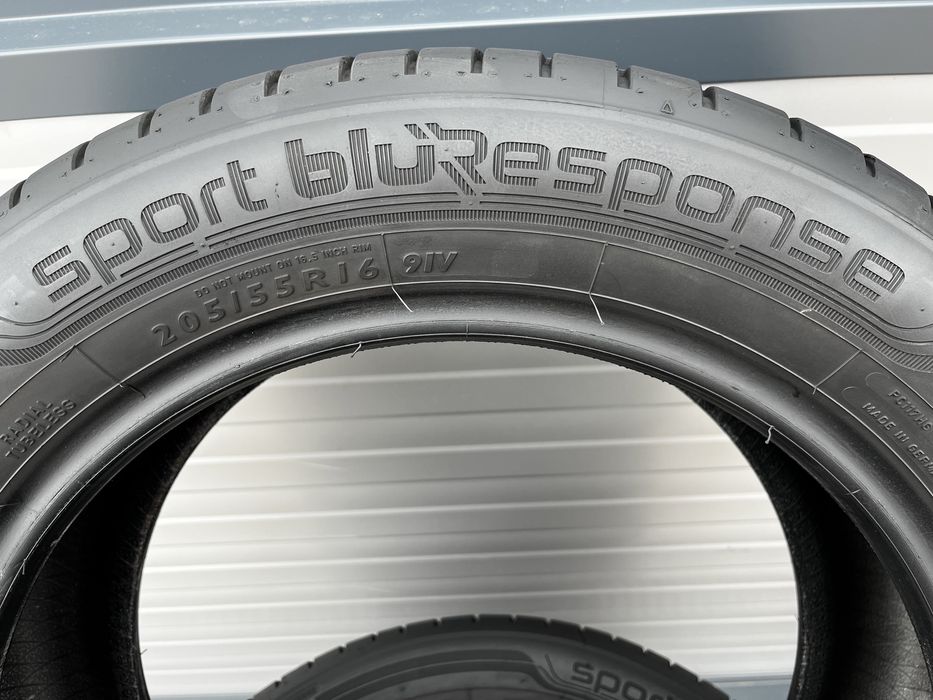 4бр Летни гуми 205/55/R16/Dunlop Sport Bluresponse /dot0216г/7.3 мм