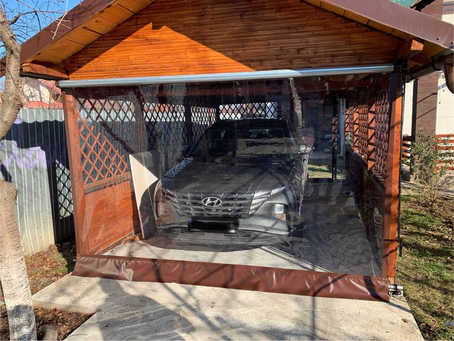 Inchidere terasa si foisoare cu folie transparenta PVC Cristal