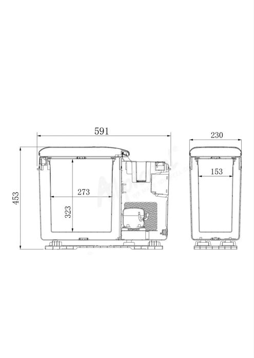 Авто холодильник с подлокотником