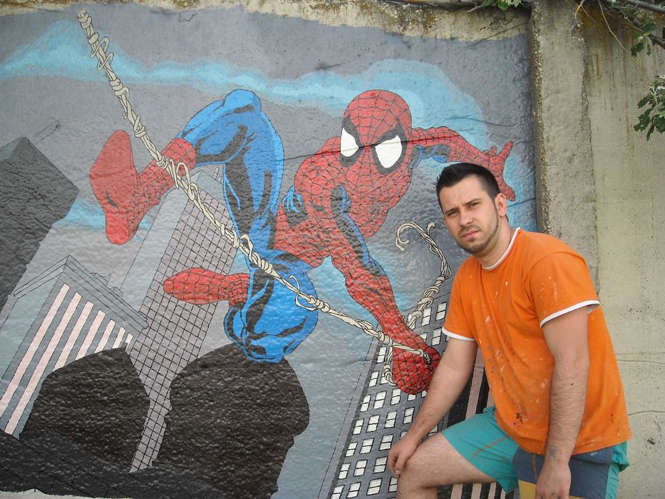 Picturi pe perete, cu personaje, peisaje si teme din desene animate