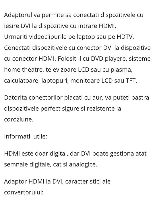 Cablu de conectare HDMI la DVD - 3.5 / Cablu mouse Logitech