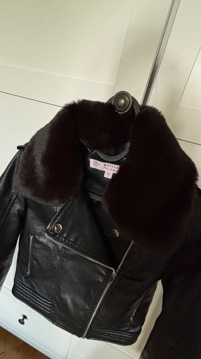 Кожено яке Miss Selfridge Petites XS