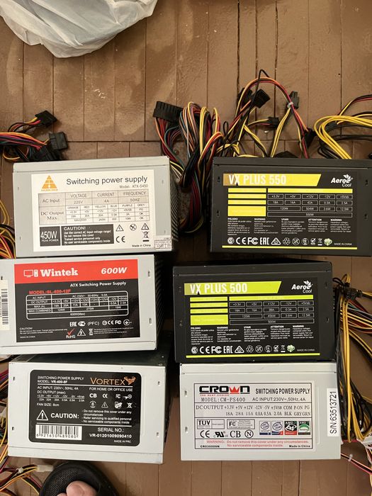 Блок питание 600w,500w,400w, 750w