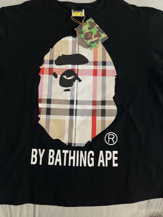 Tricou Bape x Burberry