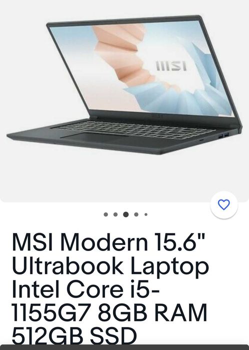 MSI modern 15 Ultrabook,Чисто нов., Windows 11