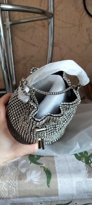 Сумка вечерняя со стразами