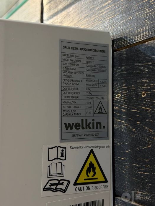 Кондиционер 9 инвертор Midea Welkin Apollon оригинал, гарантия, монтаж
